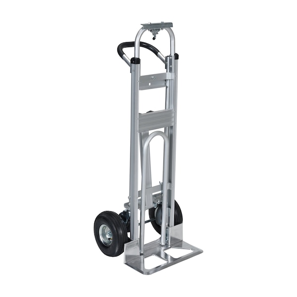 Silver Aluminum Convertible 3 in 1 Hand Truck
